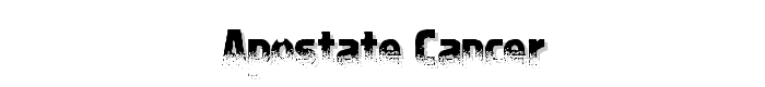 Apostate Cancer font
